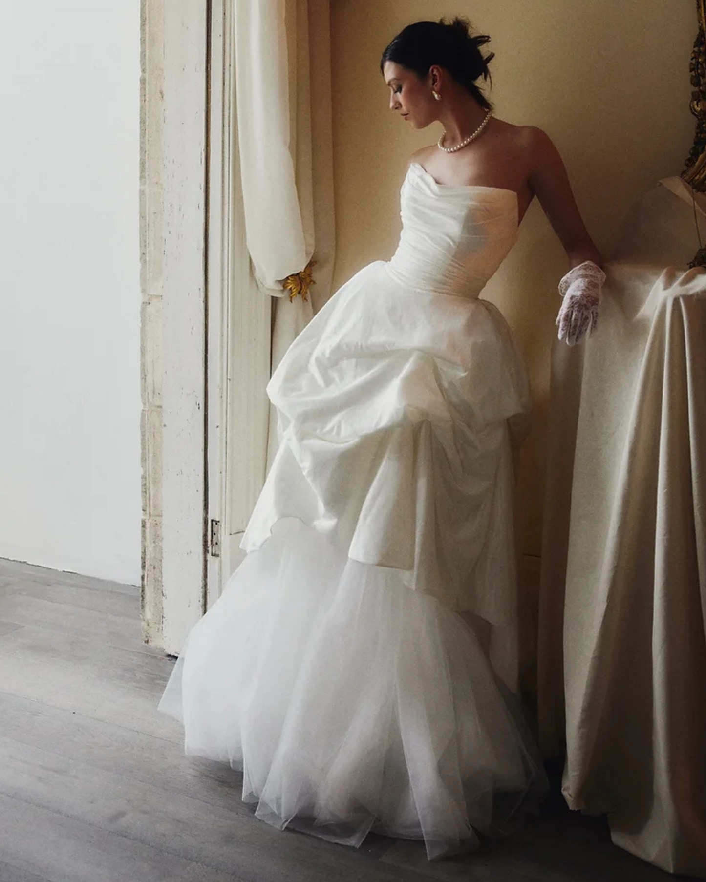 Cora Velvet Wedding Gown