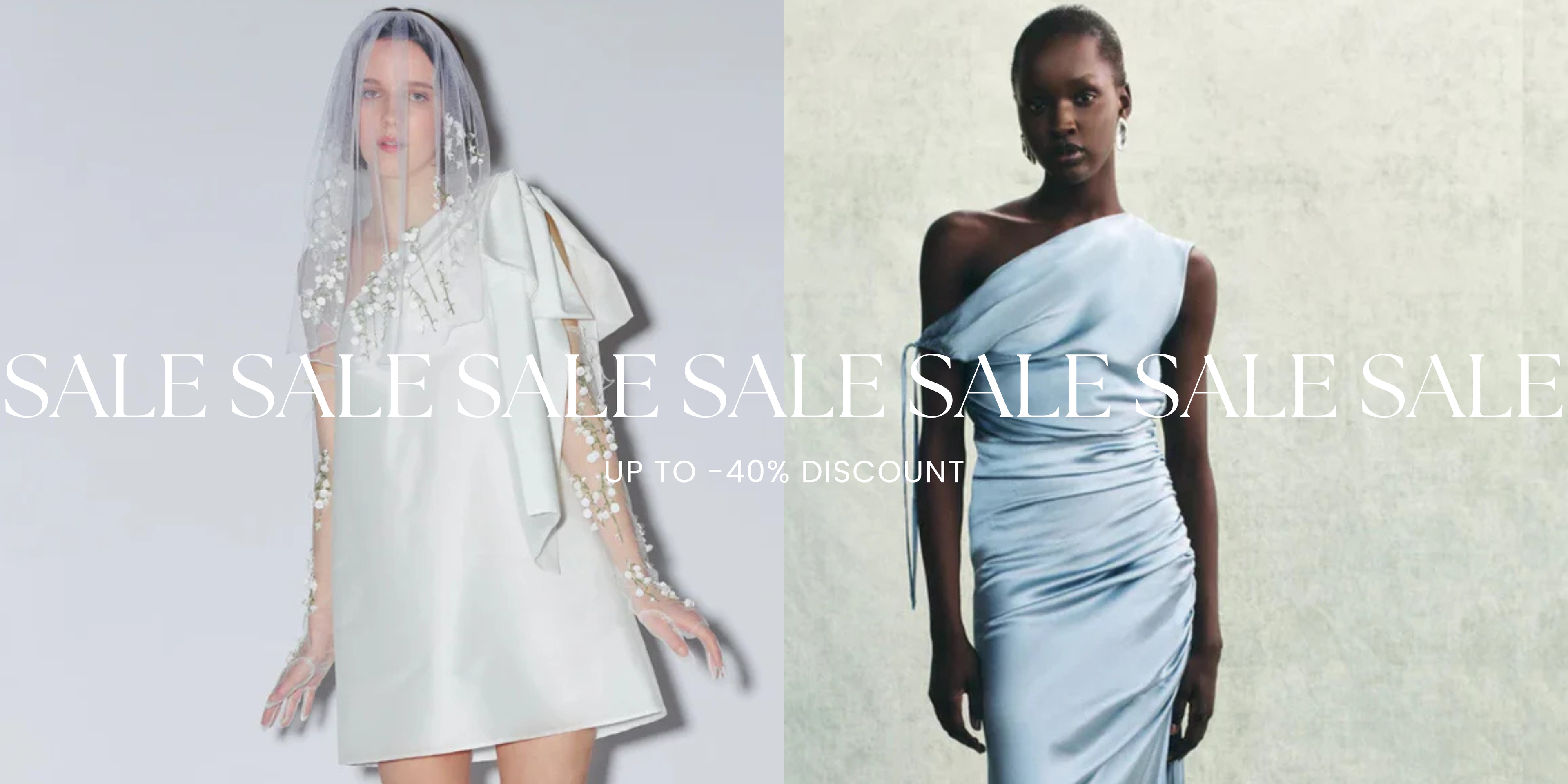 Georgette January Sale bridal prêt-à-porter and guest attire  by Bernadette and Shona Joy discounts up to 40%